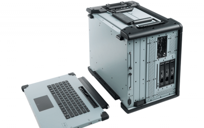 Transportable workstation with high capacity cooling system