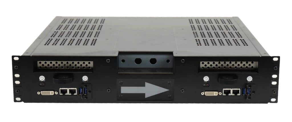 Data diode dual server rack-mount