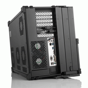 Side view of Powerful Workstation