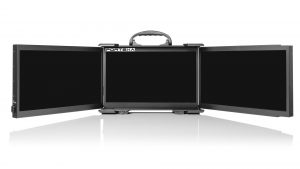 Three screen portable training computer