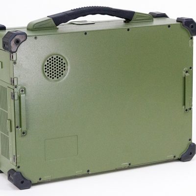 25lb and ready for hand carry - triple screen server
